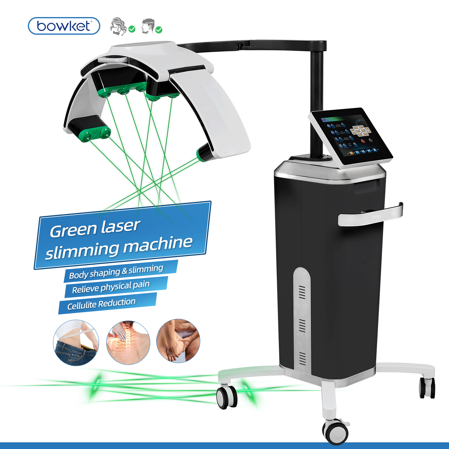 Green/Red laser slimming machine(image 2)