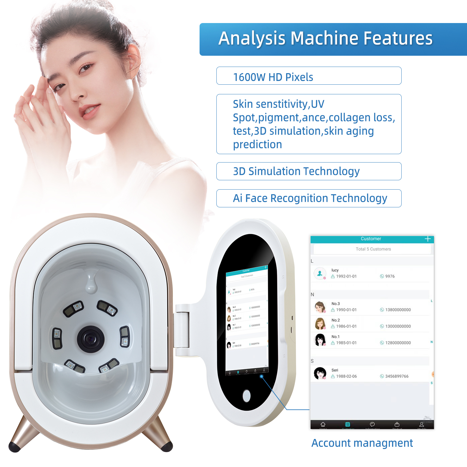 Facial skin analyzer machine(image 5)