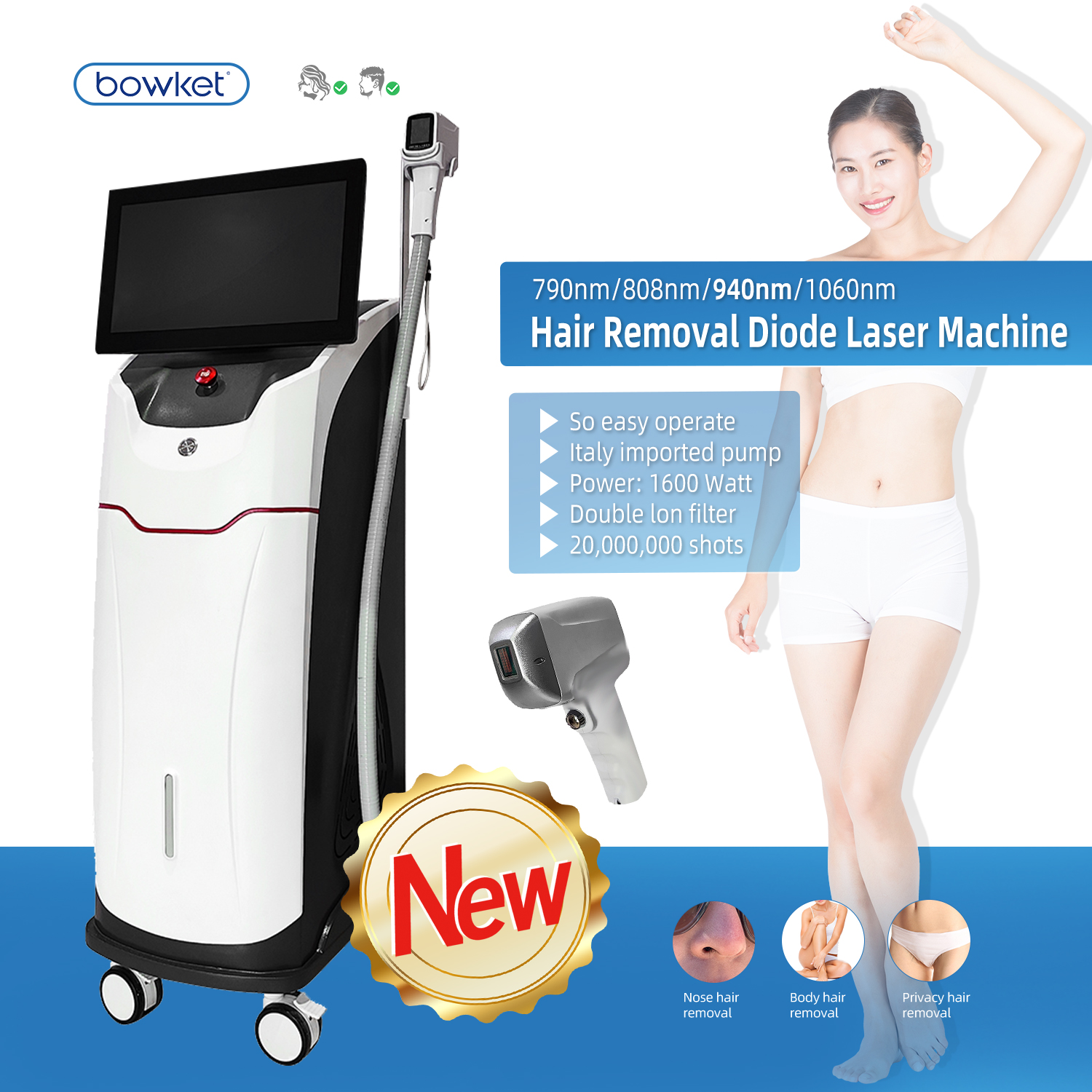 Hair Removal Diode Laser Machine(image 1)