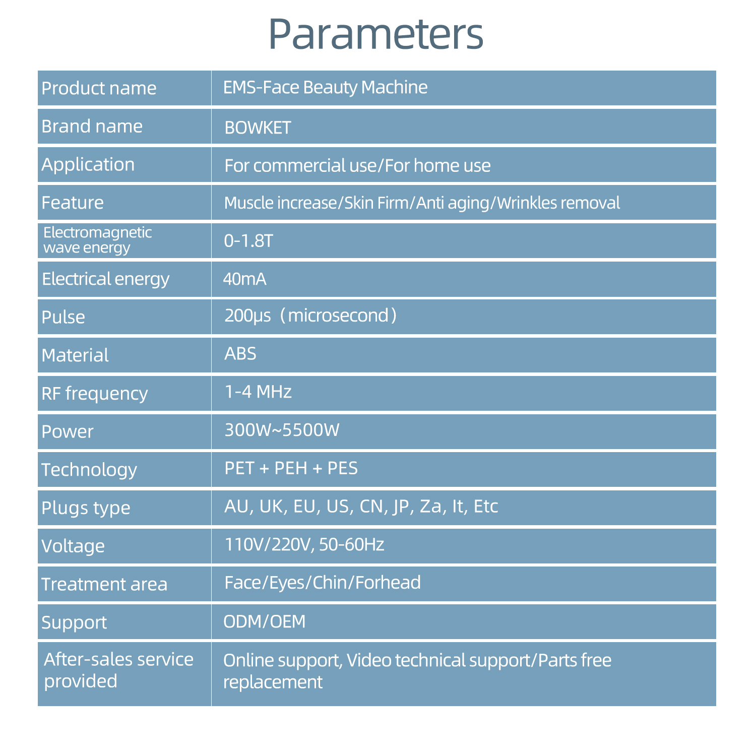 【磁脸PEFACE】Bowket  skin tightening facial ems face lifting machine(image 1)