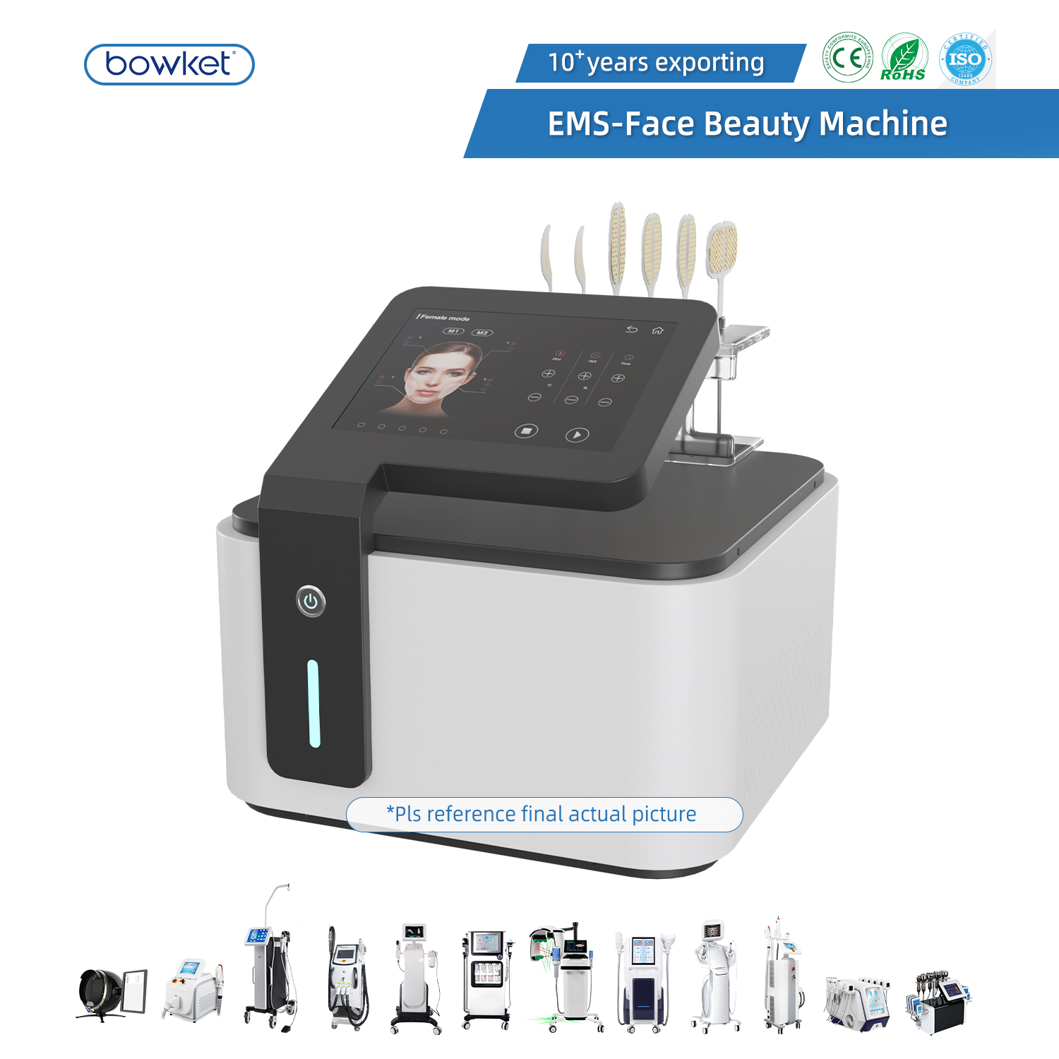 【磁脸PEFACE】Bowket  skin tightening facial ems face lifting machine(image 7)